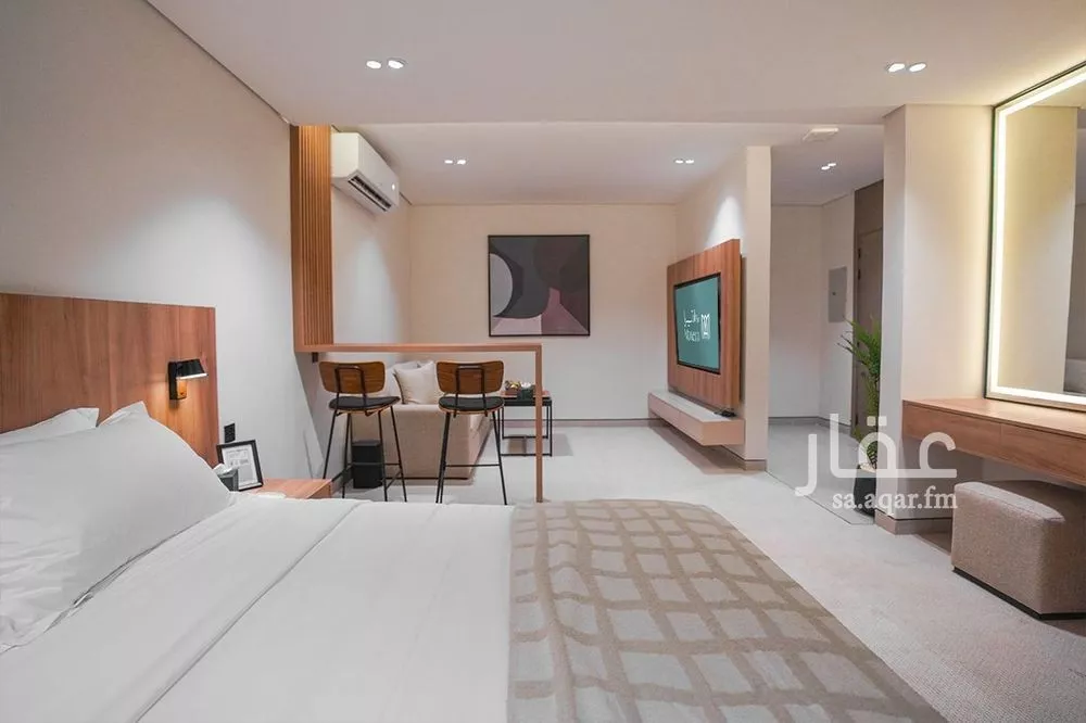 شقة 1 غرف في الملقا 4