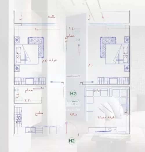 شقة 3 غرف في الفيحاء 2
