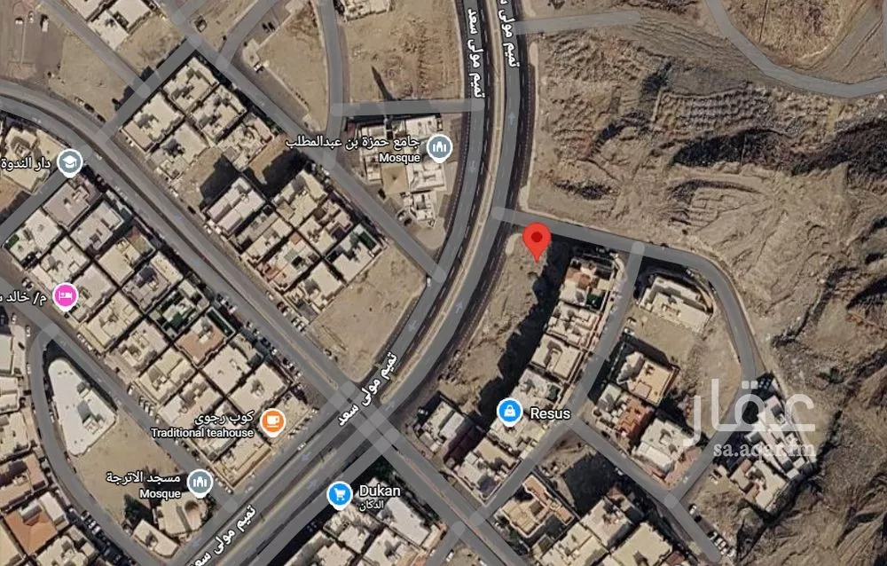 أرض 654 م² في الحمراء و ام الجود 6