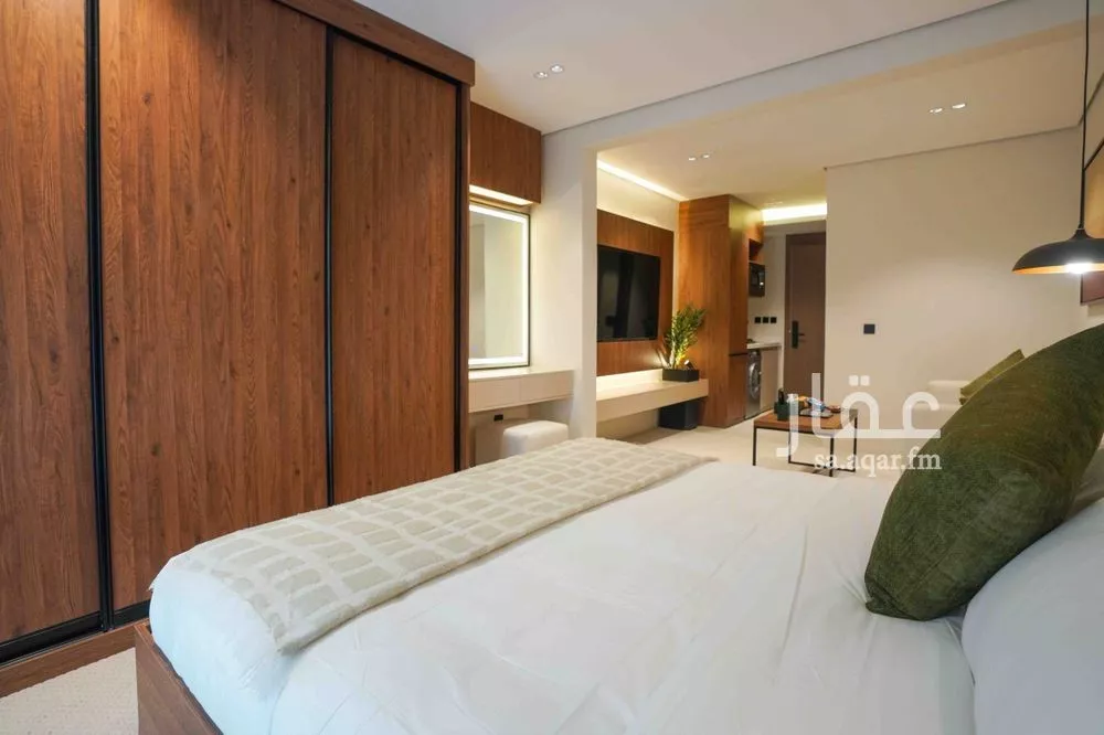 شقة 1 غرف في العقيق 12