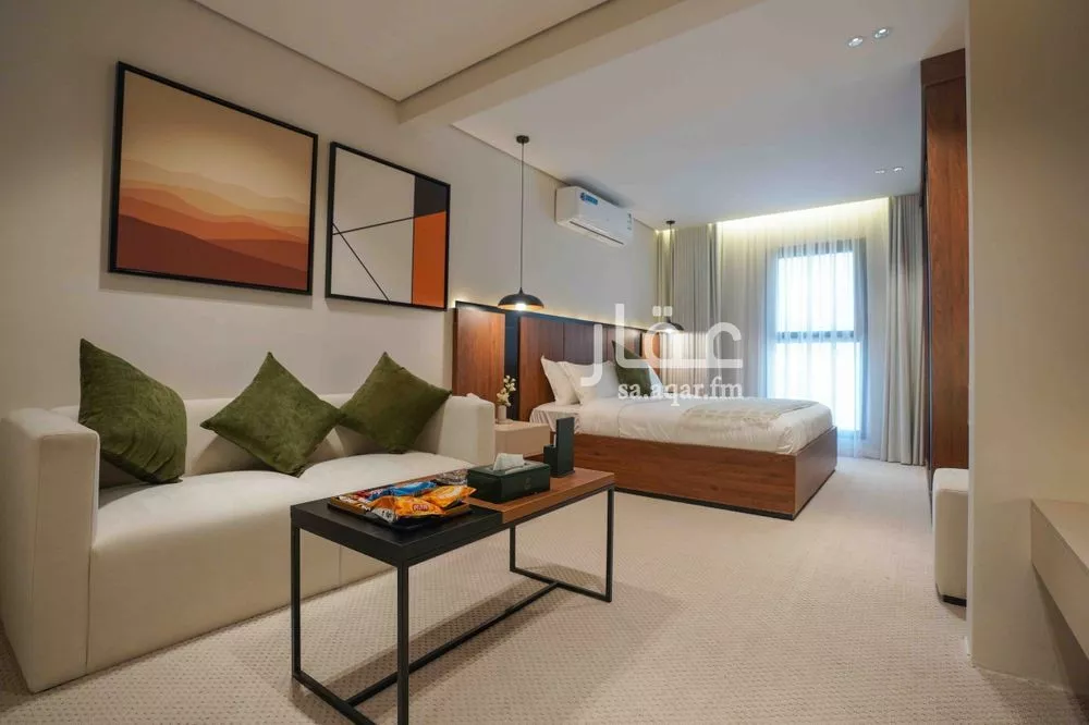 شقة 1 غرف في العقيق 10