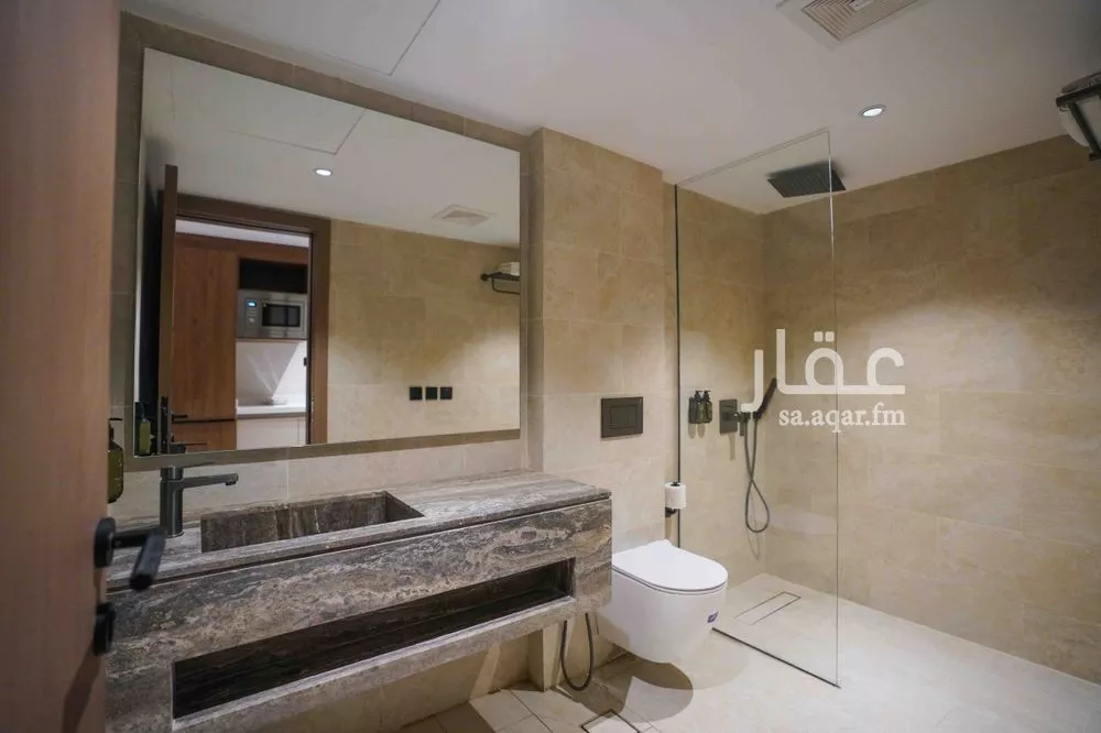 شقة 1 غرف في العقيق 6