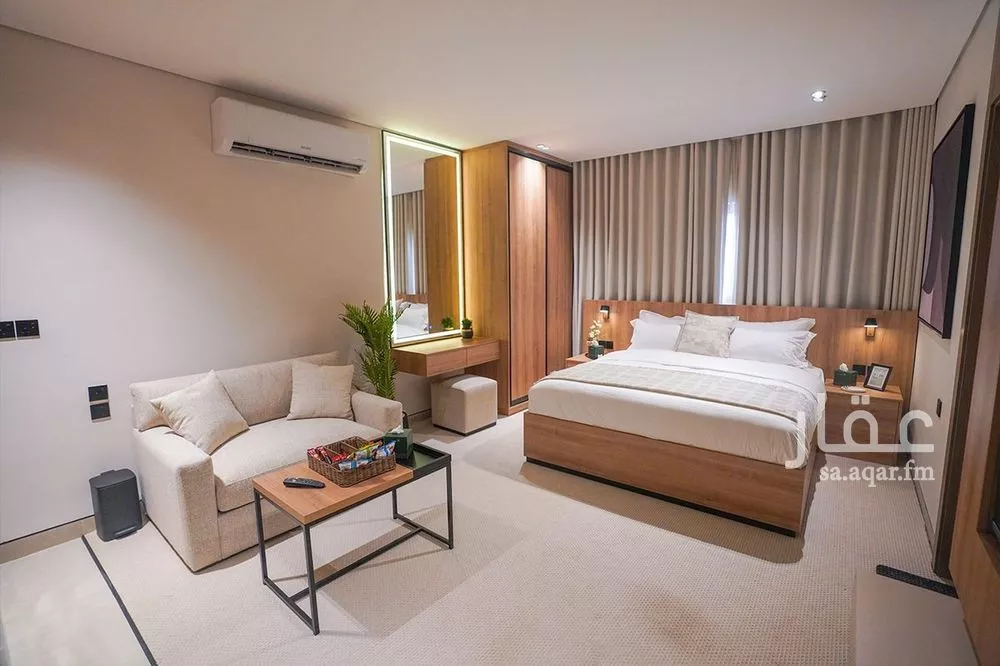 شقة 1 غرف في الملقا 4