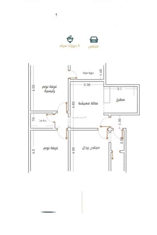 3 bedroom apartment in Al Rabwa 4