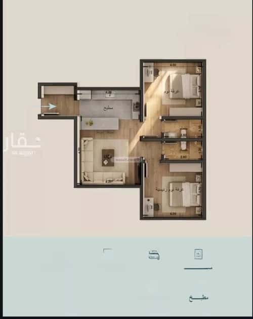 2 bedroom apartment in Al Yaqout 5