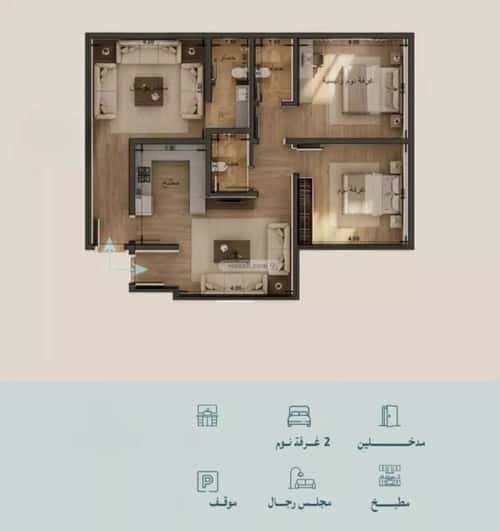 شقة 3 غرف في الياقوت 10