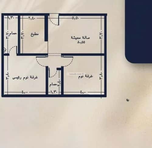 شقة 2 غرف في الروضة 2