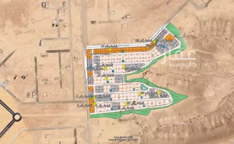 1050 sqm land in Dahiat Namar 4