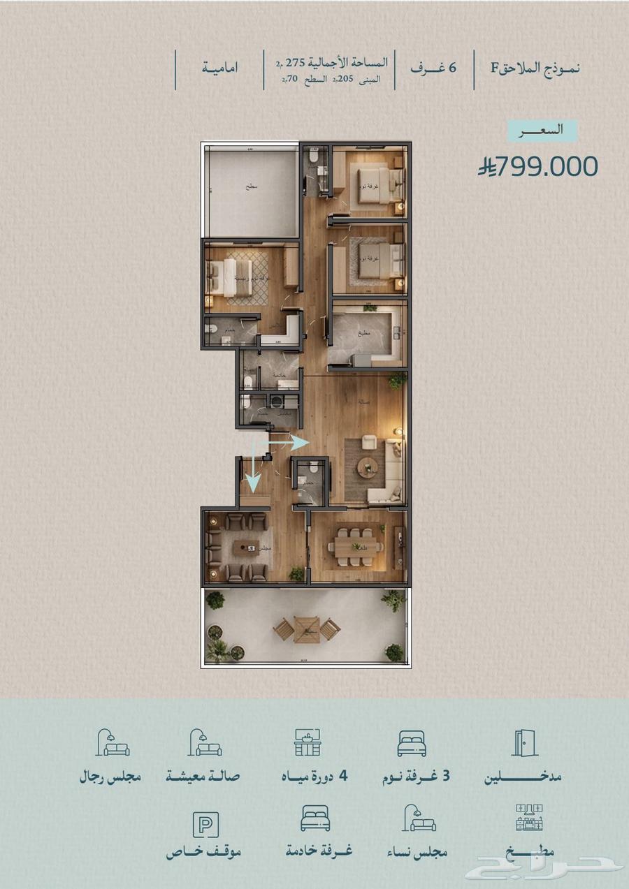 2 bedroom apartment in Al Sawari 5
