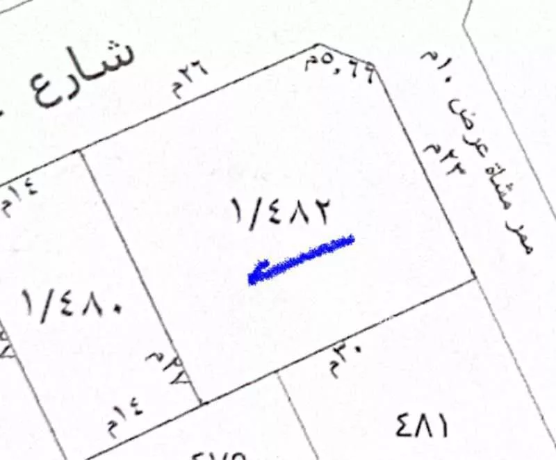 802 sqm land in Al Narjis 4