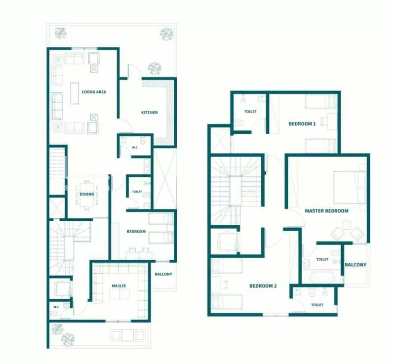4 bedroom villa in Al Narjis 2