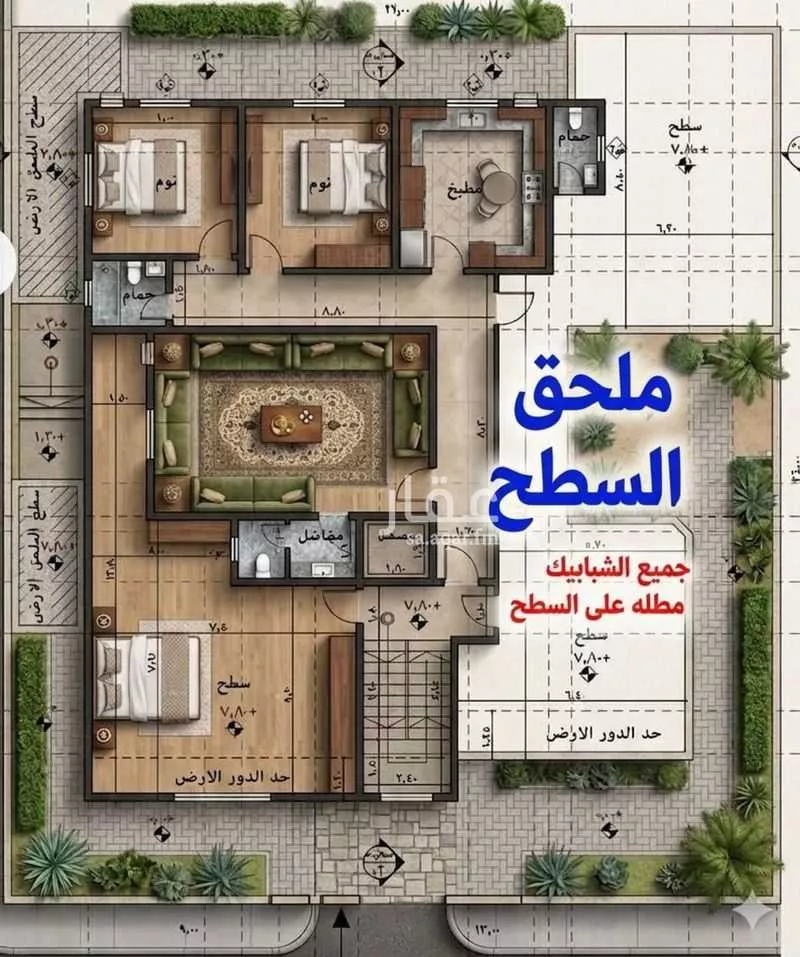 عمارة 504 م² في قلعة مخيط 20