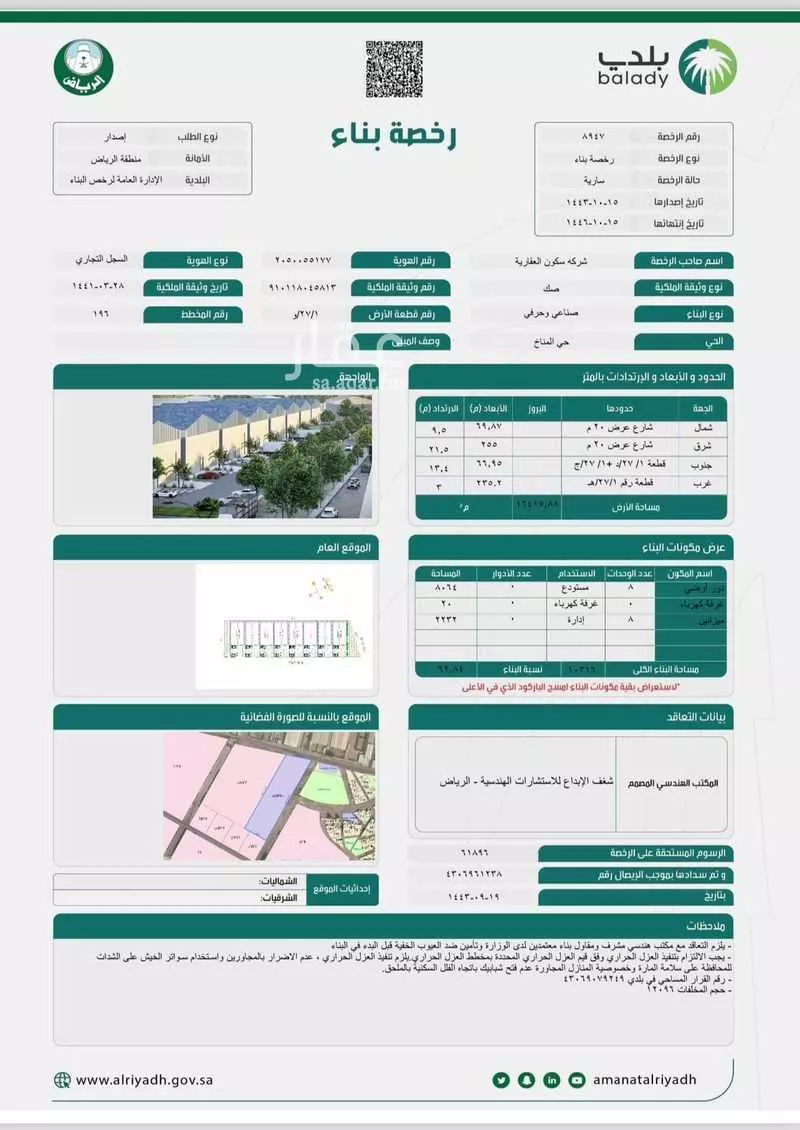 أرض 16415 م² في المناخ 2