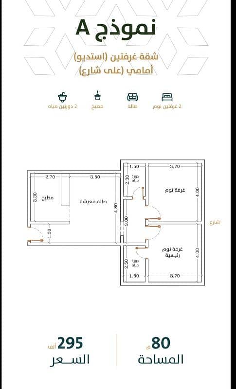 2 bedroom apartment in Al Rabwa, Jeddah 4