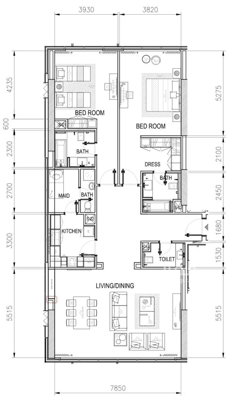 2 bedroom apartment in Al Olaya 2
