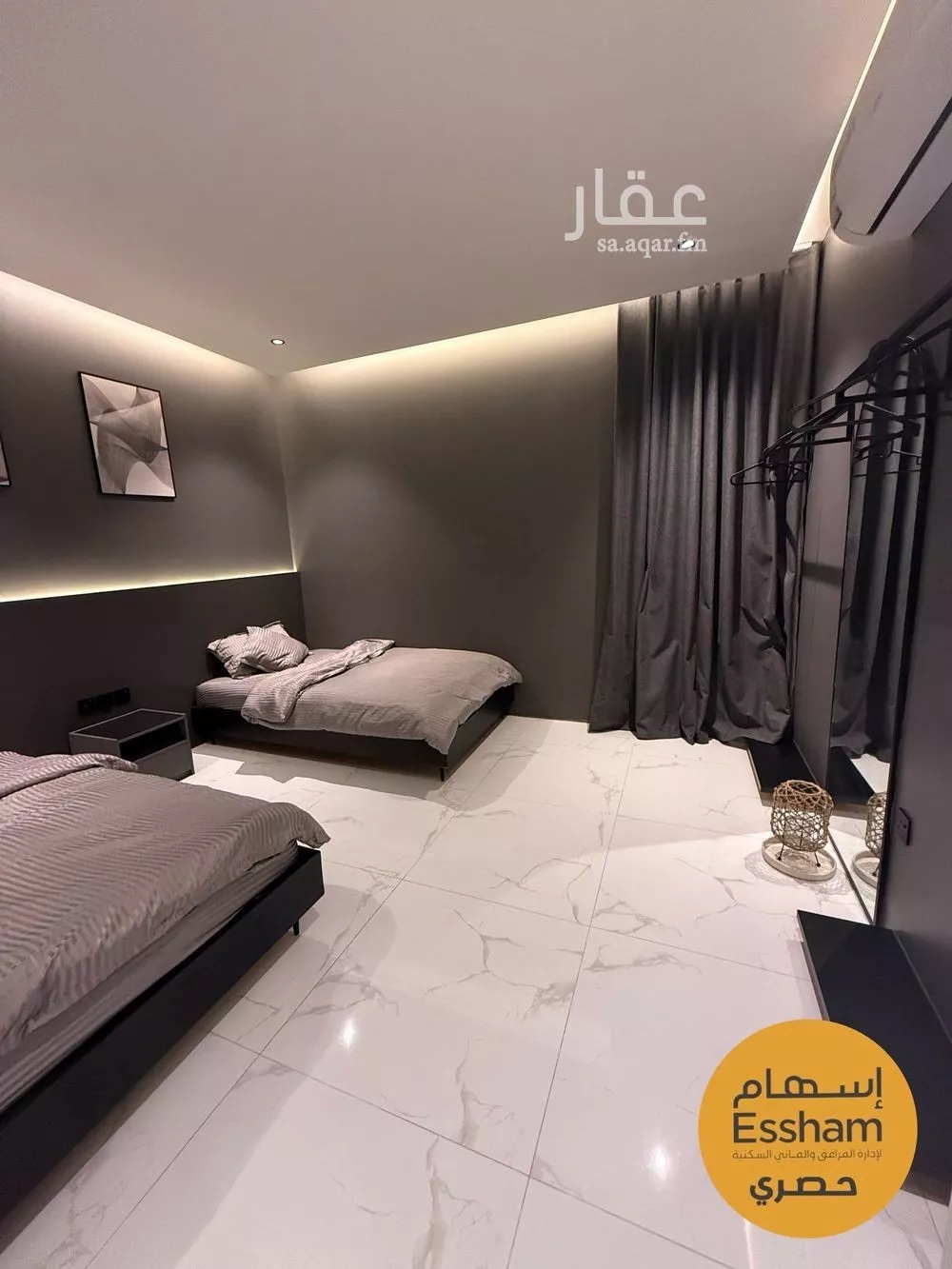 شقة 2 غرف في الحمرا 6