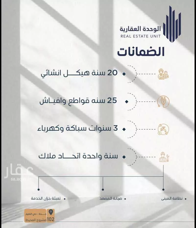 شقة 4 غرف في النعيم 3