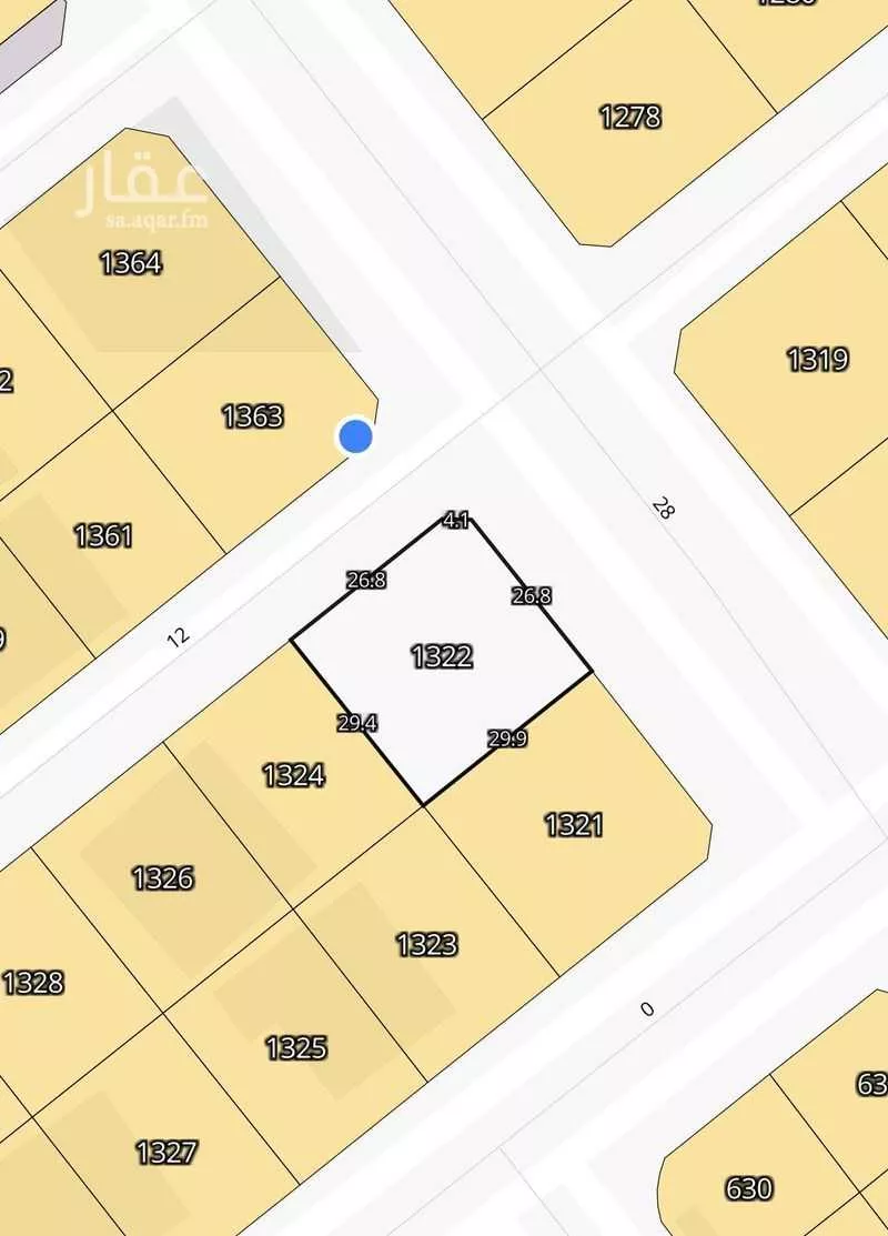 880 sqm land in Al Yaqout 2