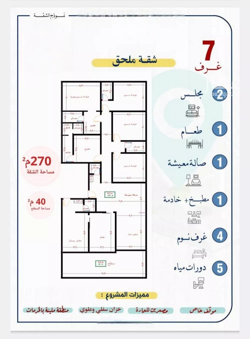 7 bedroom apartment in Al Nuzhah 2