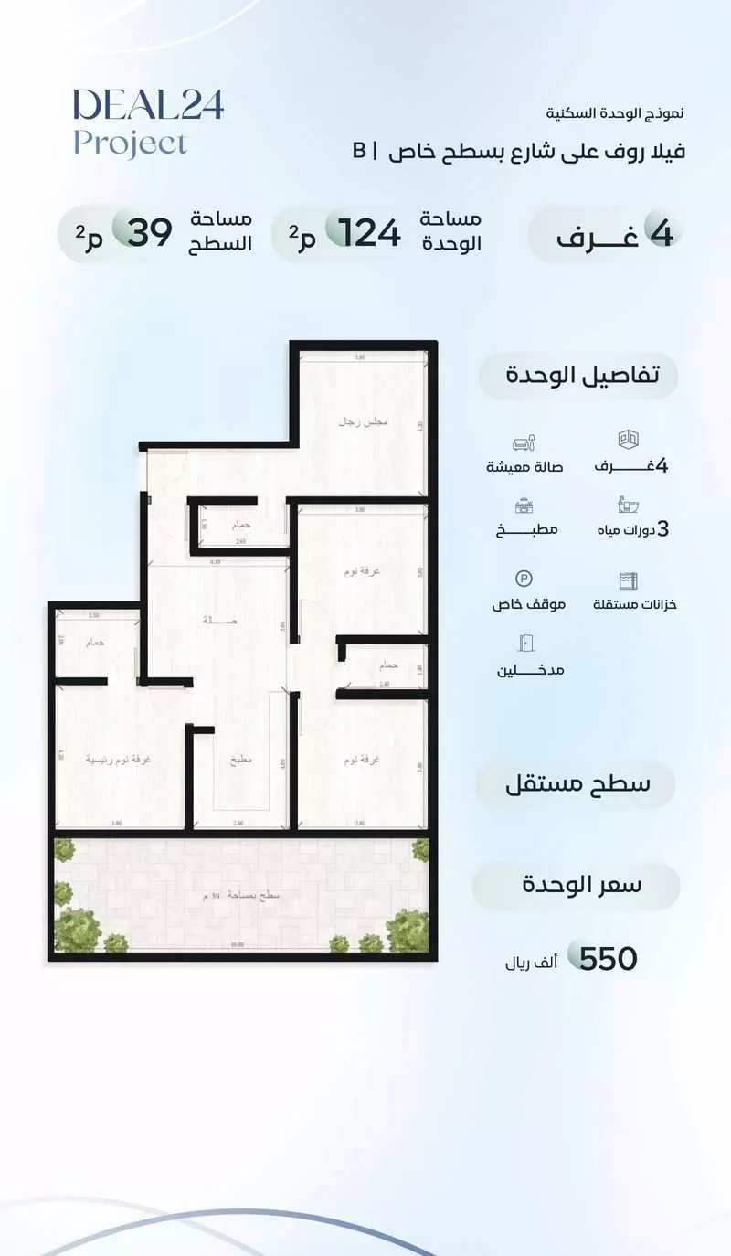 3 bedroom apartment in Ar Rayan 12