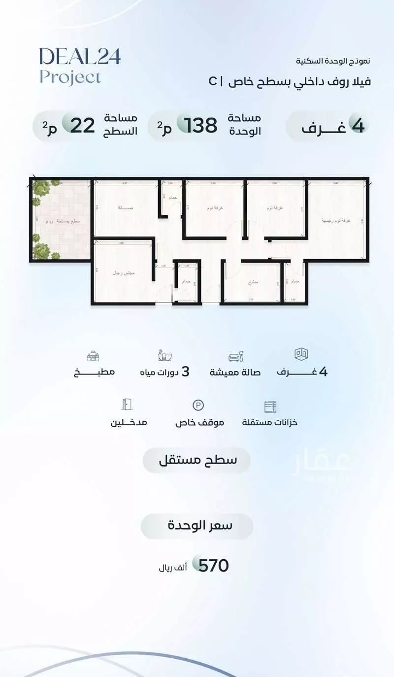 3 bedroom apartment in Ar Rayan 13