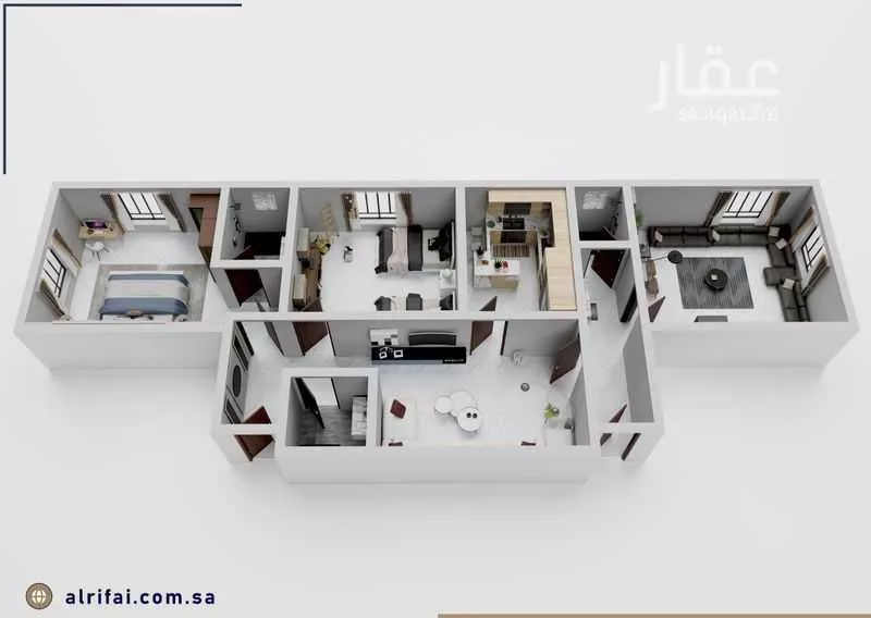 شقة 3 غرف في البوادي 14