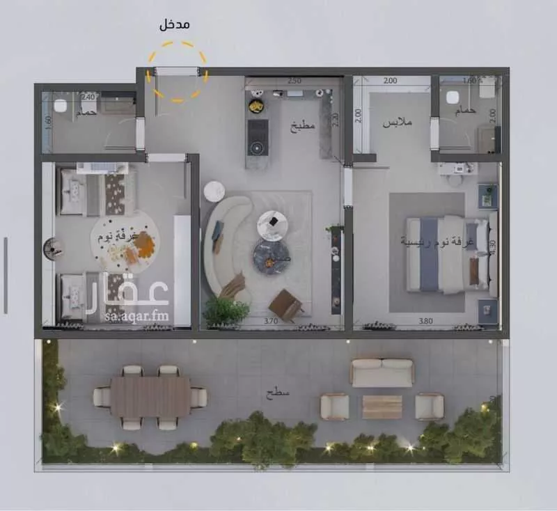 2 bedroom apartment in Abhur South 8
