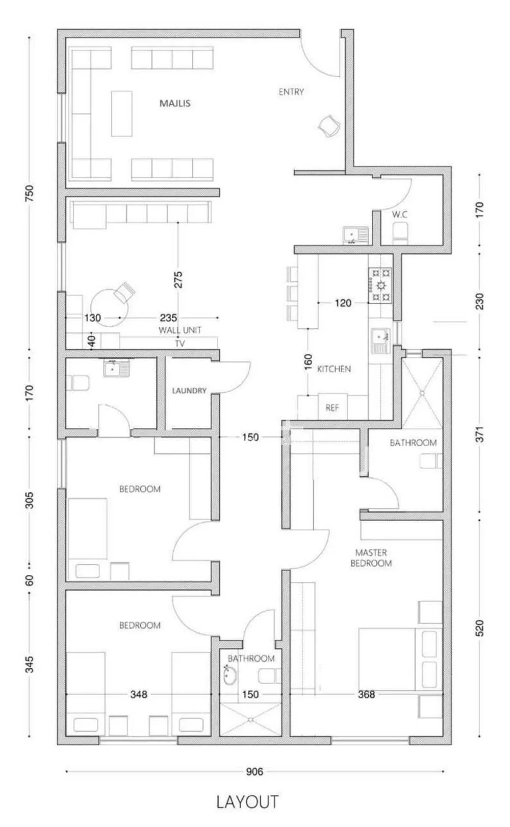 4 bedroom apartment in Qurtubah 9