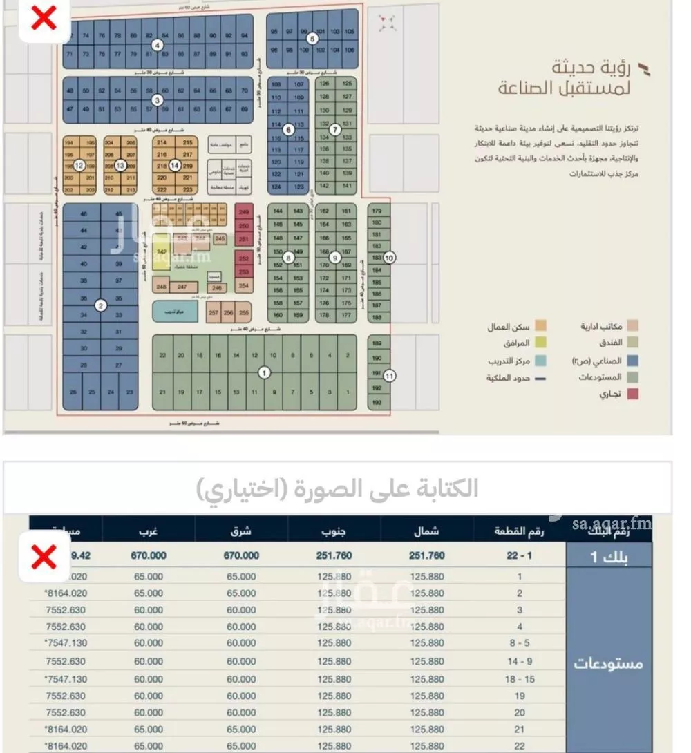 7552 sqm land in Second Industrial City 4