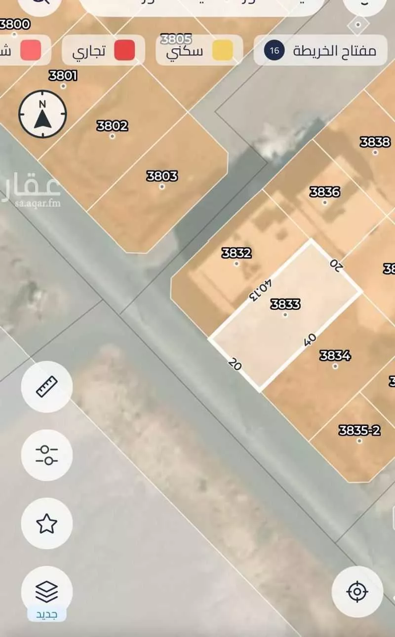 أرض 800 م² في ورقان 2