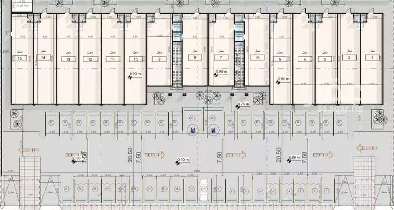 840 sqm shop in Tuwaiq 3