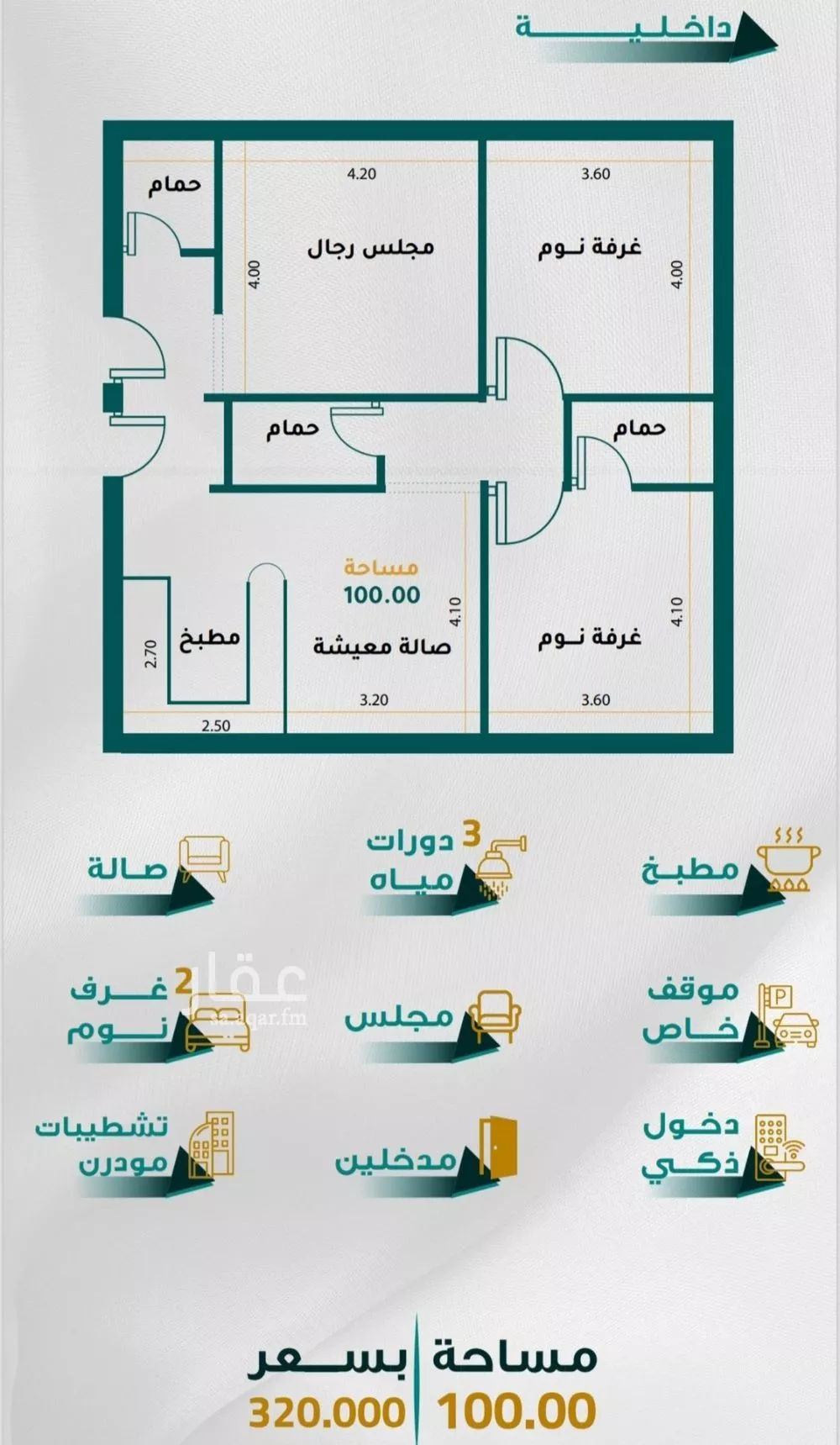 شقة 3 غرف في الجامعة 3