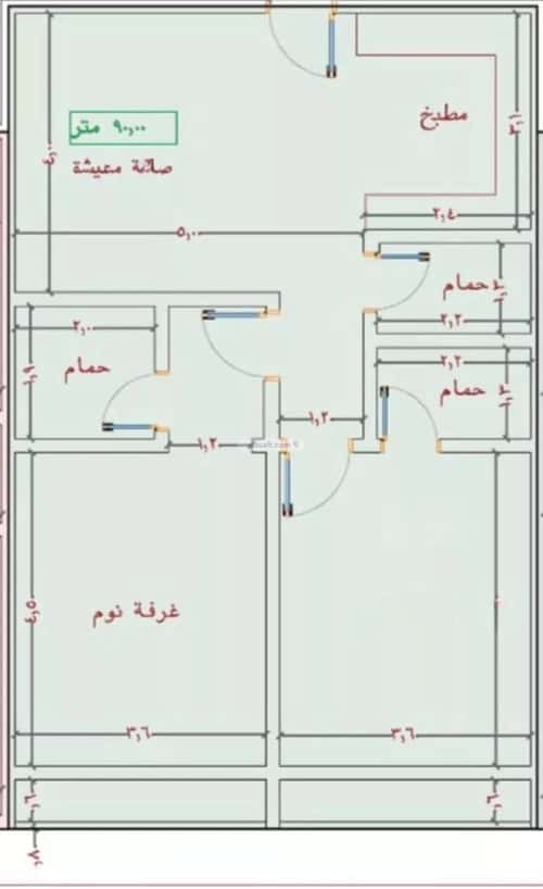 شقة 2 غرف في الياقوت 3