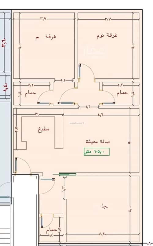 3 bedroom apartment in Al Yaqout 2