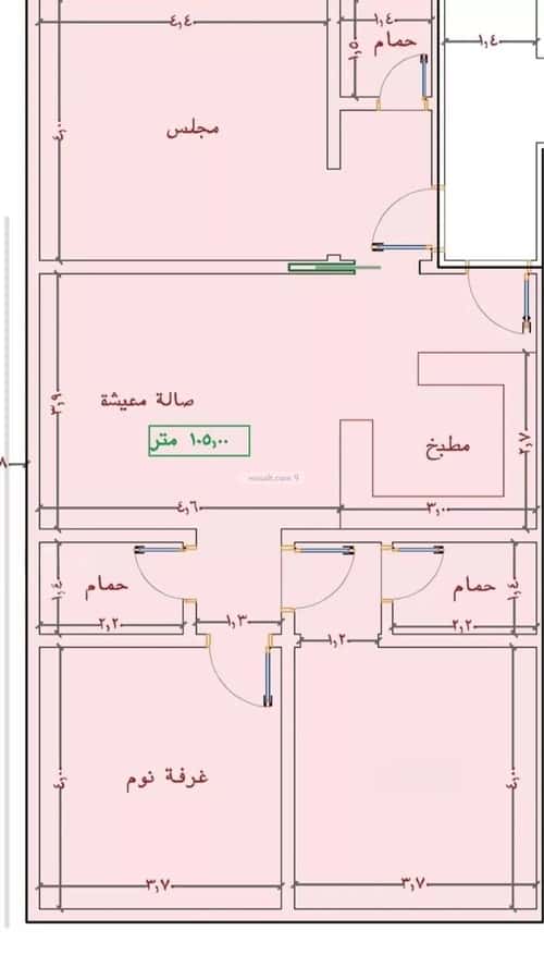 3 bedroom apartment in Al Yaqout 6