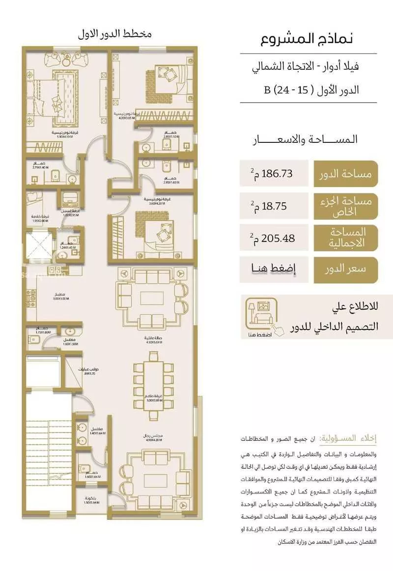 دور 3 غرف في السليمانية 7