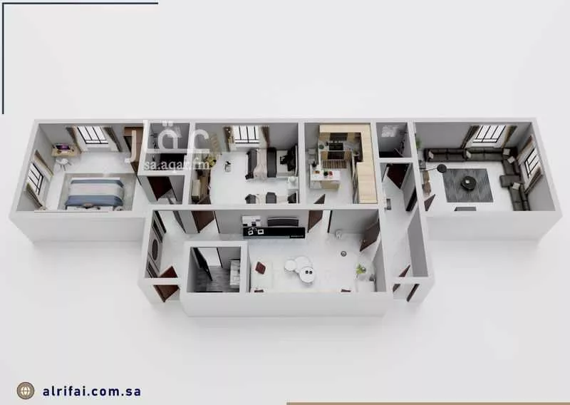3 bedroom apartment in Al Bawadi 27