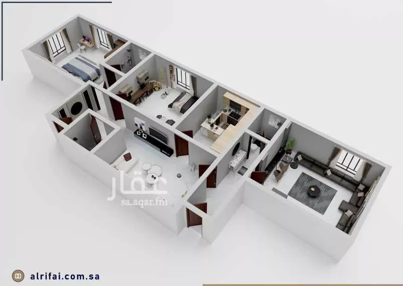 3 bedroom apartment in Al Bawadi 26