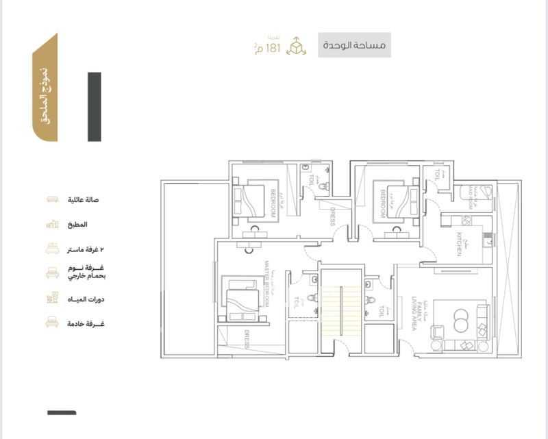 3 bedroom apartment in As Saif, Eastern Province 8