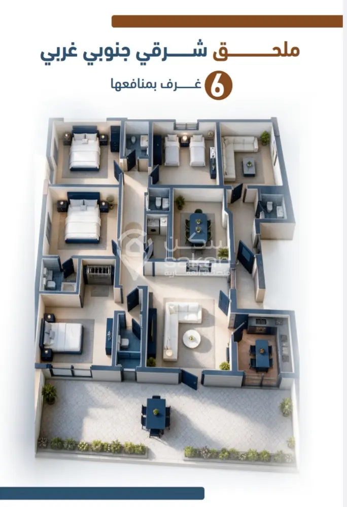 3 bedroom apartment in As Salamah, Jeddah 20