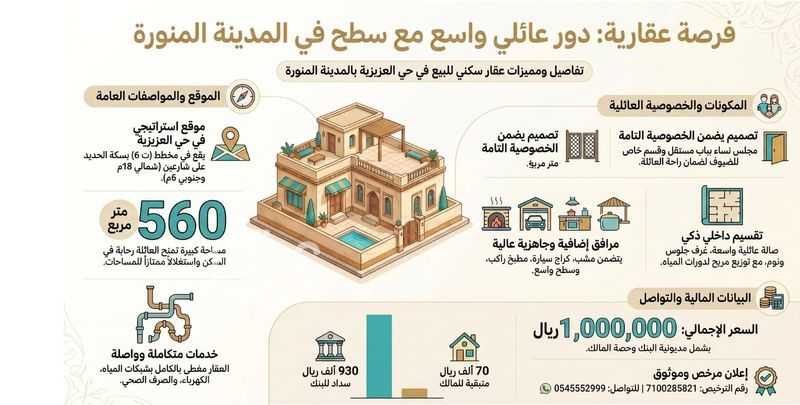 عقار 5 غرف في سكة الحديد، المدينة المنورة 2