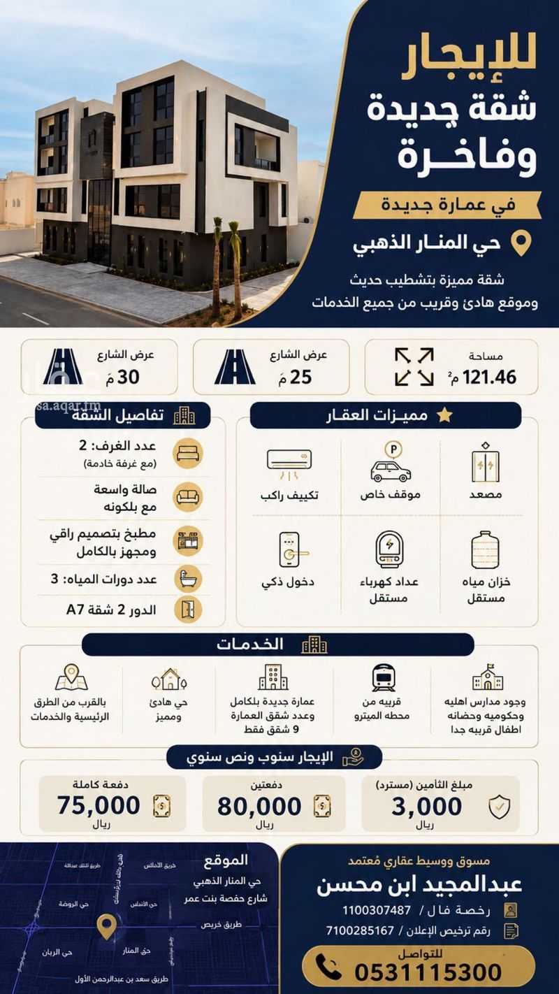 2 bedroom apartment in Al Manar, Riyadh 5