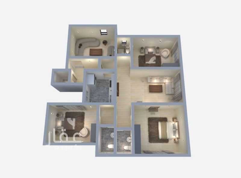 2 bedroom apartment in As Saadah, Riyadh 2