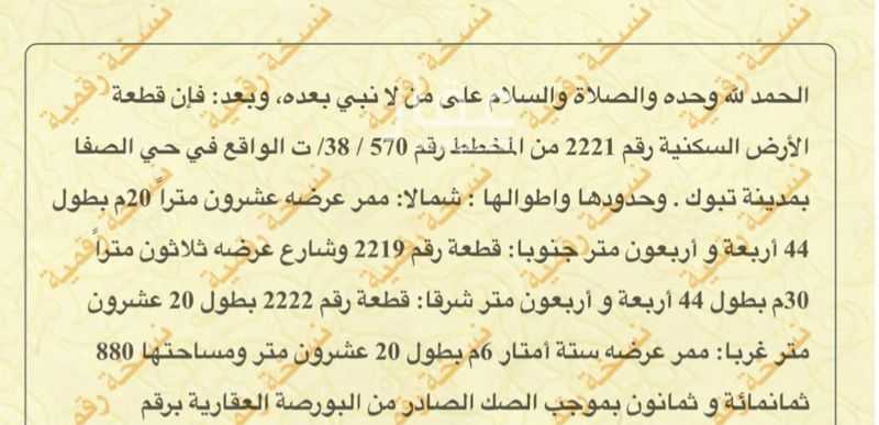 land in Abou Saba’ah, Tabuk 2