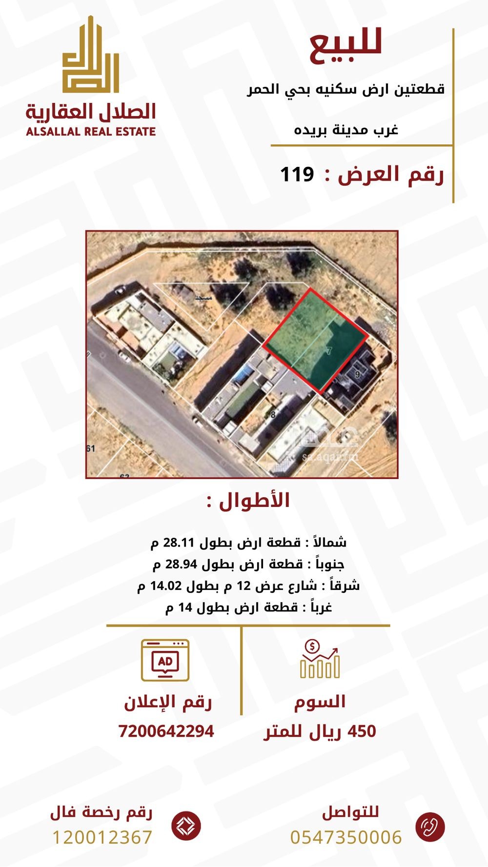 عقار  في جرية العمران وخب الثنيان، منطقة القصيم 2