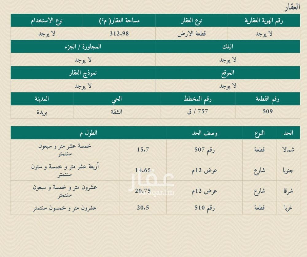 land in Ash Shiqah, Qassim Region 14