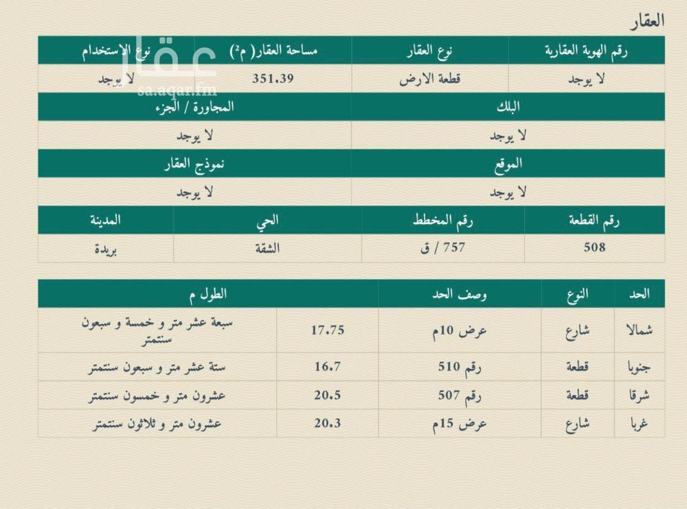 land in Ash Shiqah, Qassim Region 11