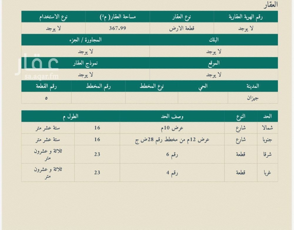 عقار  في الروضة، جازان 4