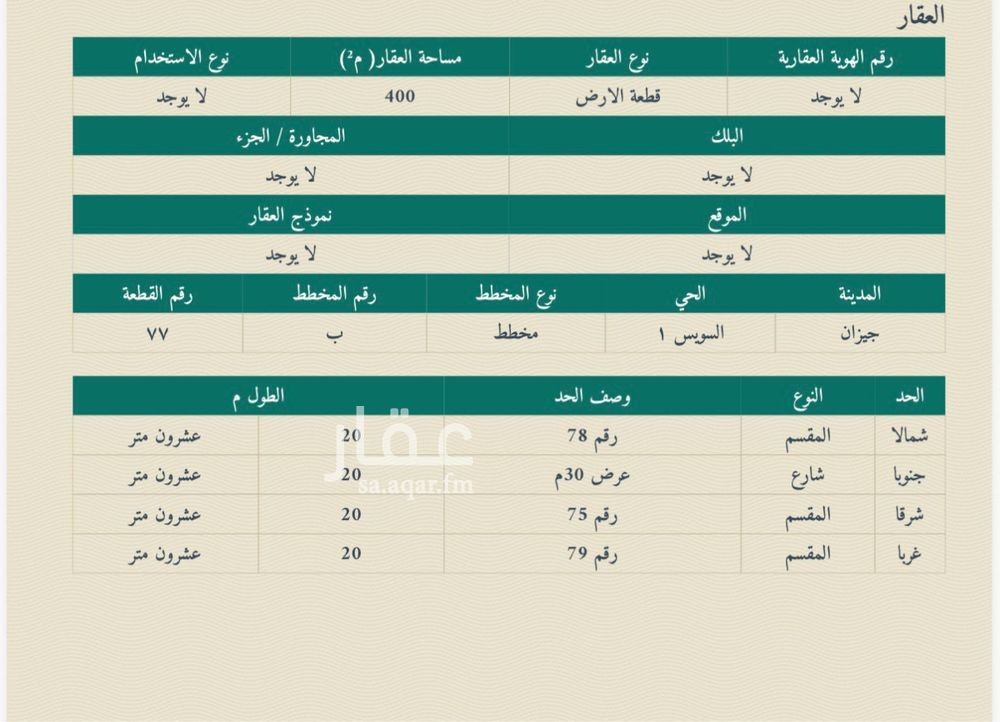 land in As Suways, Jazan 6