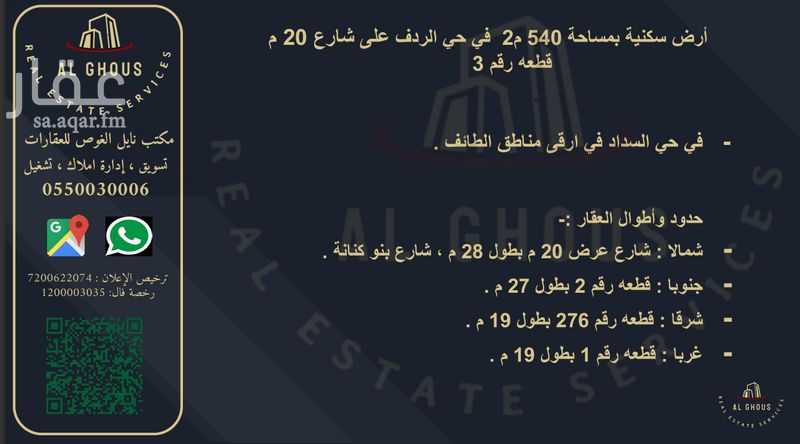land in As Sadad, Taif 4